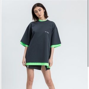 We11done Oversized Reversible Gig T-shirt